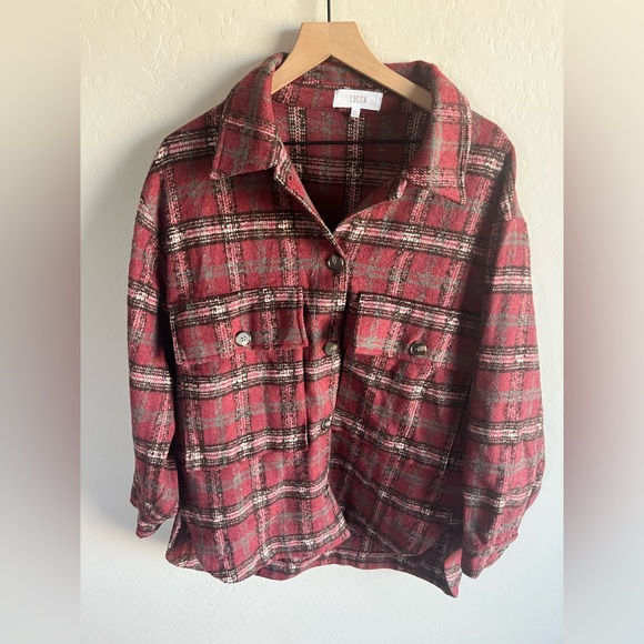 Lucca Women’s  Shacket Size L Oversized Warm - Picture 2 of 5